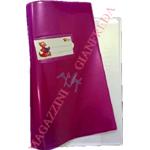 COPERTINA PESANTE PER QUADERNO CM 21 X 30 FUCSIA LUCIDO